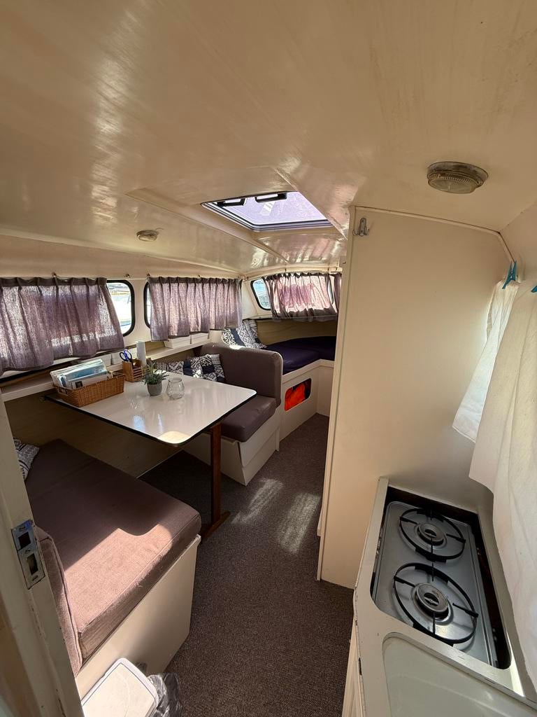 Waterland 700 met 40 pk Yamaha buitenboordmotor, Ophalen, Gebruikt, 30 tot 50 pk, 6 tot 9 meter