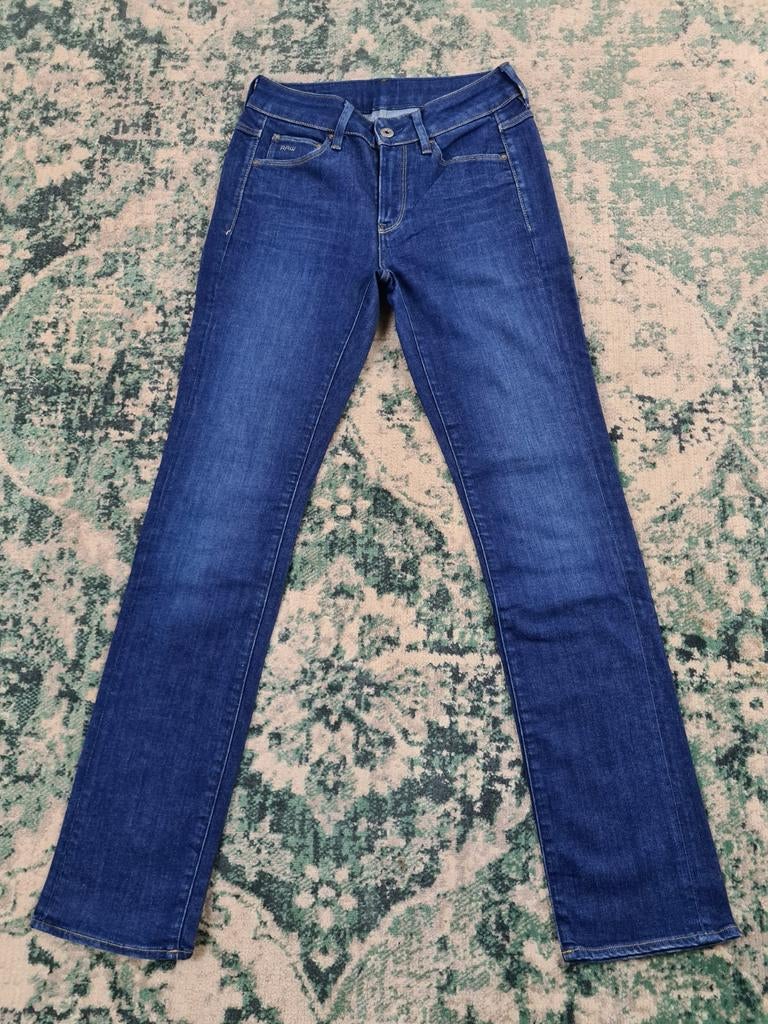 G-star raw 3301 contour high straight W25 L30 WMN Tulsi2530, Blauw, Ophalen of Verzenden, W27 (confectie 34) of kleiner, G-STAR RAW