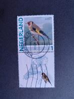 Persoonlijke zegel vogel de Putter met tabblad, Postzegels en Munten, Verzenden, Na 1940, Gestempeld