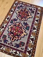 Handgeknoopt oosters tapijt beloutch 132x84, Info@SlatsAntiek.nl, Crème, 100 tot 150 cm, Perzisch