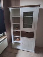 Habufa Mallorca vitrinekast wit met verlichting, Ophalen