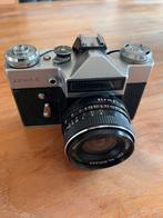 Zenit E analoge camera + 28mm f/2.8 lens (M42), Gebruikt, Spiegelreflex, Ophalen of Verzenden, Zenit