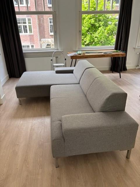 Bankstel Goossens, Ophalen, Bank met lounge deelte, 250 tot 300 cm, Gebruikt