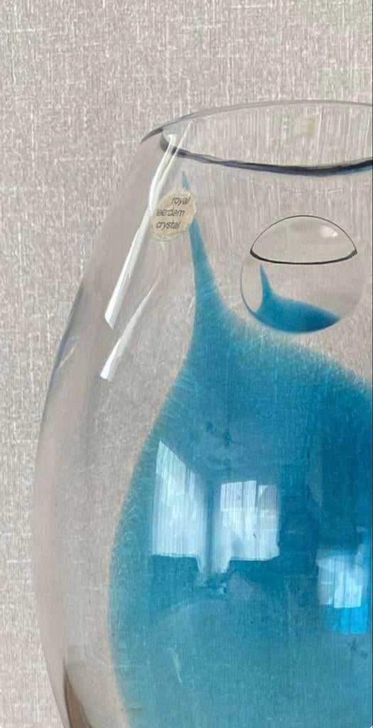 Essilor kristallen vaas - Siem van der Marel, Antiek en Kunst, Ophalen