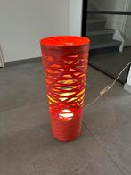 Foscarini Tress rode design dimbare lamp 62 cm, Ophalen, Zo goed als nieuw, Metaal