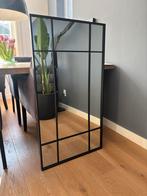 Spiegel 60 x 110 cm met zwart frame, Ophalen, Gebruikt, 100 tot 150 cm, Rechthoekig