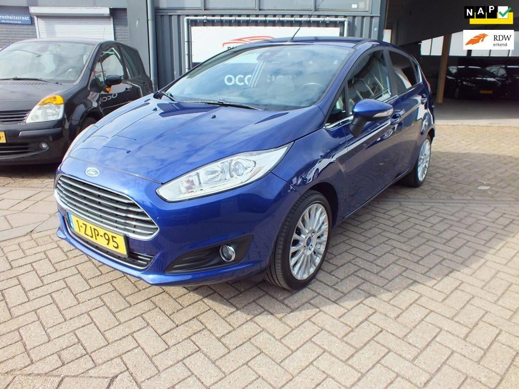 Ford Fiesta 1.0 EcoBoost Titanium!2015!Clima!Navi! Nap, Voorwielaandrijving, Euro 5, 101 pk, Blauw