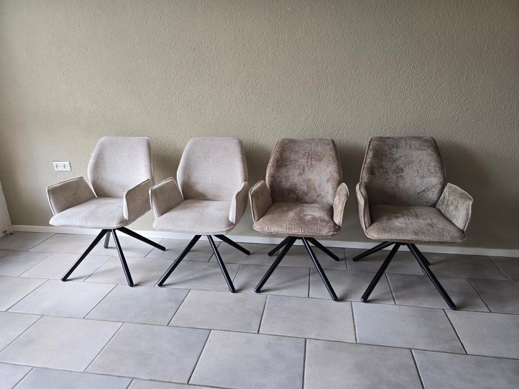 4 eetkamerstoelen Sepp van Zenn Lifestyle, Huis en Inrichting, Ophalen, Gebruikt, Overige kleuren, Vier