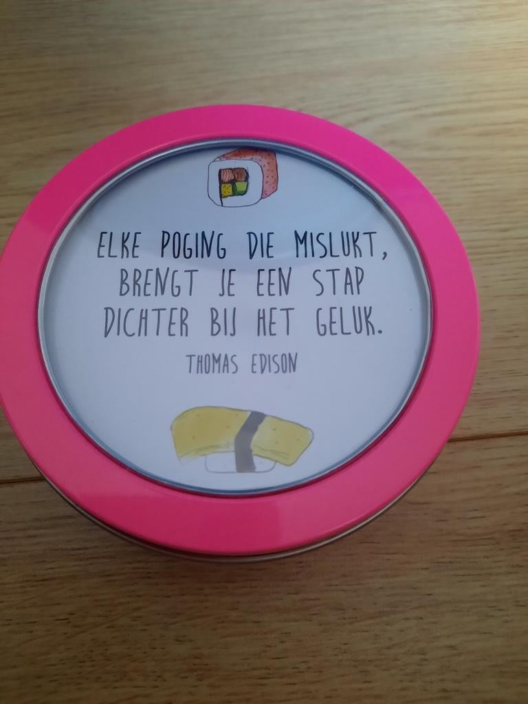 NIEUW, leuk blikje met 50 kaarten met inspiratie, Hobby en Vrije tijd, Gezelschapsspellen | Overige, Ophalen of Verzenden, Nieuw