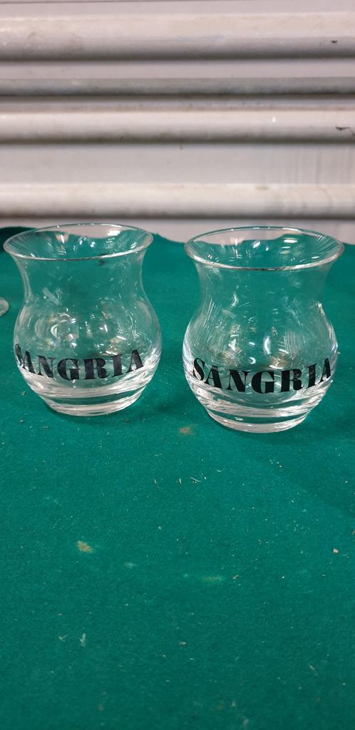 sangria glazen 2 stuks, Ophalen of Verzenden, 'T Olde Gre-j, Info@toldegrej.nl, Endepoelstraat 20f Didam