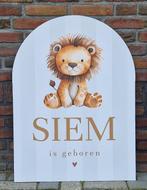 Gepersonaliseerd geboortebord te huur, Ophalen, Nieuw, Geboortebord