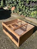 Vogel reiskooi/ transportkooi, Dieren en Toebehoren, Ophalen, Hout, Vogelkooi