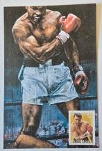 Mohammed ali , 1x postkaart , 2 x blok, Ophalen, Overige landen