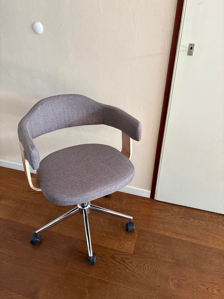 Comfortabele Kinder Bureaustoel - Grijs, Ophalen, Gebruikt, Grijs, Bureaustoel