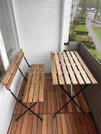 Ikea Tarno bistro set, Tuin en Terras, Tuinsets en Loungesets, 2 zitplaatsen, Ophalen of Verzenden, Zo goed als nieuw, Hout