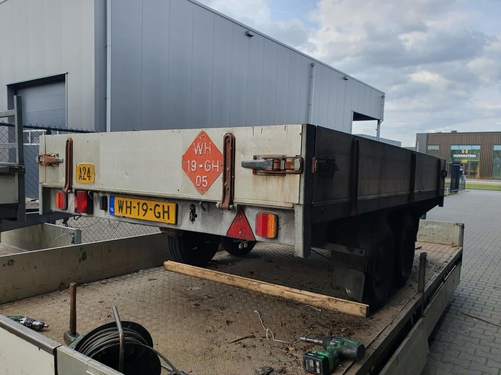 Vawe plateauwagen 340x185 beresterk 2 ton nu 1250 euro, Ophalen of Verzenden