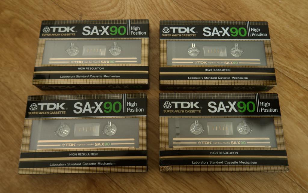 TDK SA-X90 Set Of 4 N.O.S., Ophalen of Verzenden, Nieuw in verpakking, Overige genres, 2 t/m 25 bandjes