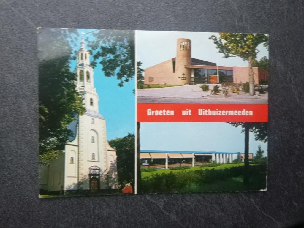 Uithuizermeeden, groeten uit 1984, Verzamelen, Ansichtkaarten | Nederland, Verzenden, 1980 tot heden, Gelopen, Noord-Brabant