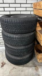 Stalen velgen met winterbanden 195/60 R15, Ophalen, Gebruikt