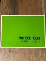 Fiat 1300 en 1500 Station Wagon brochure, Ophalen of Verzenden, Zo goed als nieuw, Overige merken