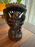 Handgesneden Balinees houten beeld - Garuda Vishnu, Ophalen of Verzenden