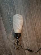 Vintage wandlamp, Ophalen, Glas
