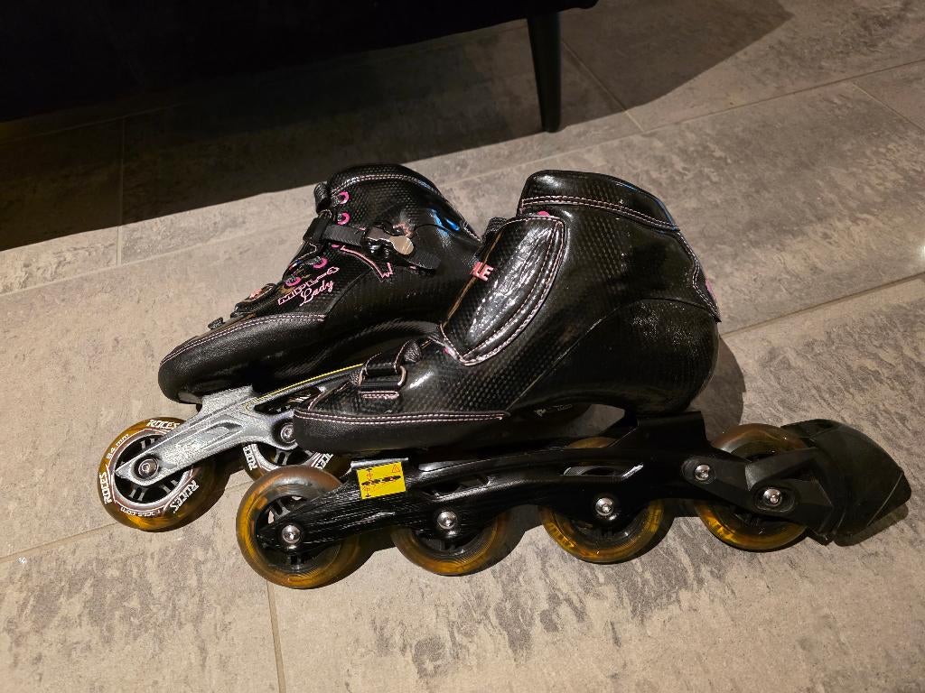 Maple MPL 4 Lady maat 44 (valt iets kleiner) nieuw!, Zo goed als nieuw, Inline skates 4 wielen, Dames, Ophalen