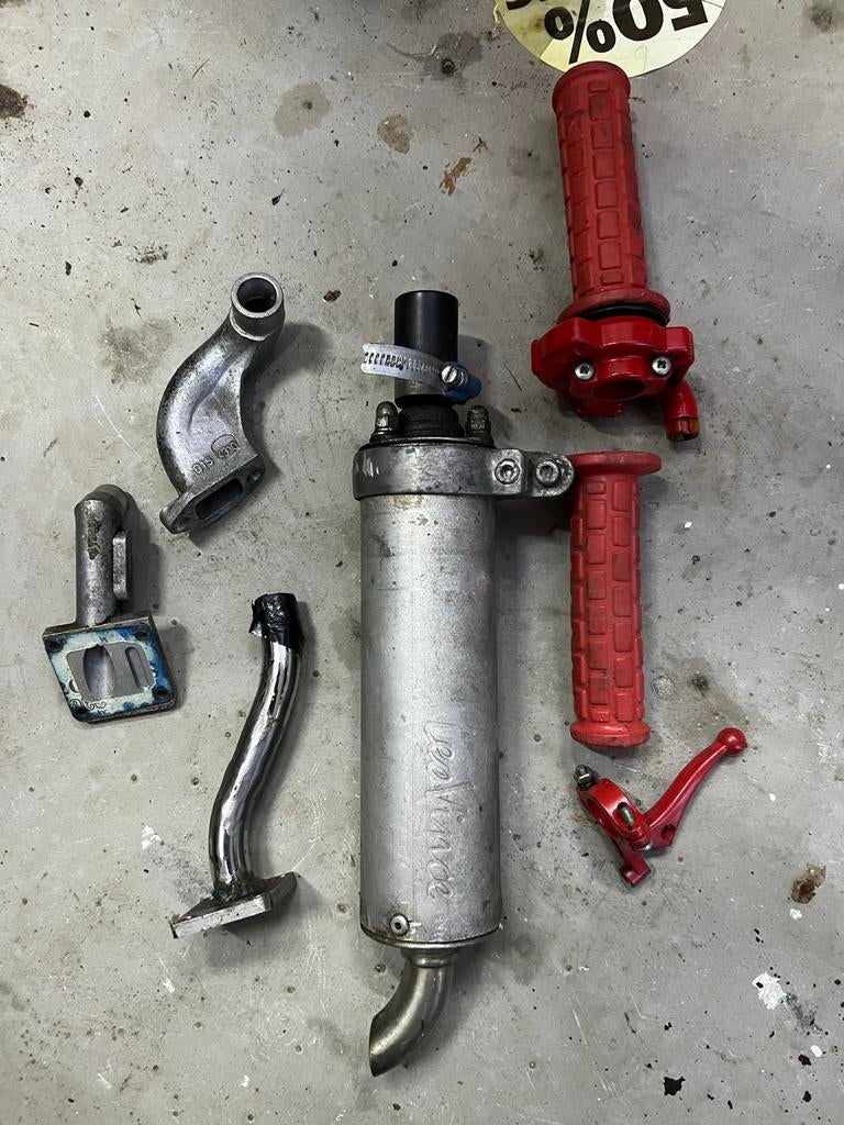 Snel Puch onderdelen - Uitlaat, carburateur, handvatten, Ophalen of Verzenden, Gebruikt, Uitlaat