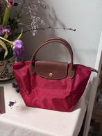 Original Longchamp Le Pliage Burgundy, Ophalen of Verzenden, Zo goed als nieuw, Rood, Handtas