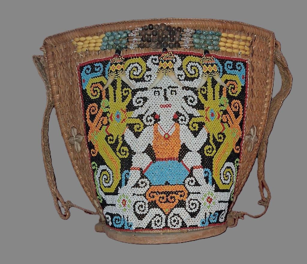 Dayak Baby Borneo '70 asmat batak leti maprik kris tanimbar, Antiek en Kunst, Ophalen of Verzenden