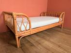 Rotan peuterbed - Perfect voor de kinderkamer, Ophalen, Gebruikt, 70 tot 85 cm, 140 tot 160 cm