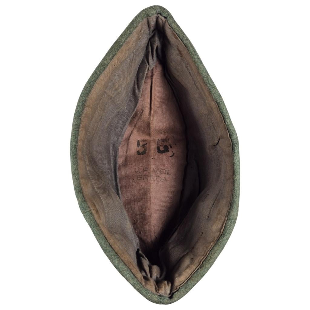Wo2 Duitse veldmuts, gemaakt in Nederland (J.P. Mol), 2288CL, Info@dbmmilitaria.nl, Ophalen of Verzenden, Duitsland