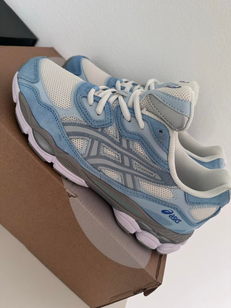 ASICS GEL-KAYANO 14 Sneakers - Lichtblauw/Wit, Ophalen of Verzenden, Nieuw, Blauw, Sneakers of Gympen