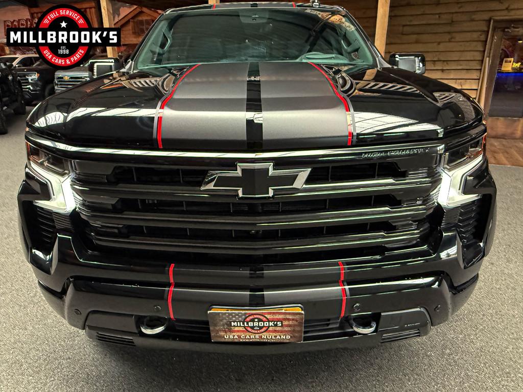 Chevrolet Silverado high country 6.2 V8 BOSE, Adaptieve crui, Automaat, Zwart, Lichtsensor, Zwart