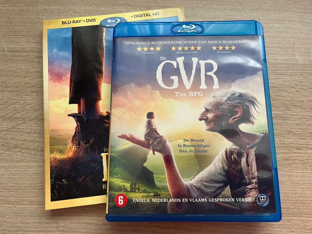 Blu-ray De GVR, The BFG Disney, Ophalen of Verzenden, Zo goed als nieuw, Tekenfilms en Animatie