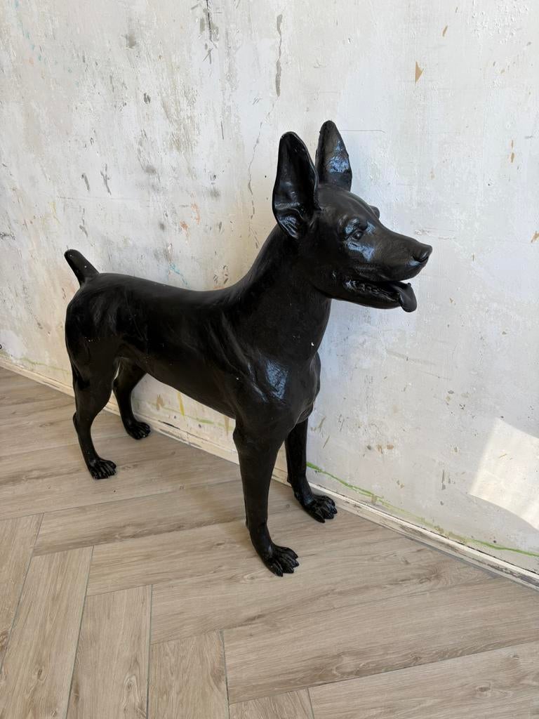 Dobberman honden beeld, Ophalen, Gebruikt, Dier