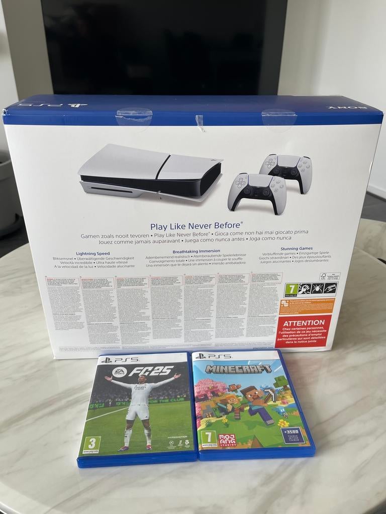 PlayStation ps5 disc edition slim 2 controller, Ophalen of Verzenden, Zo goed als nieuw