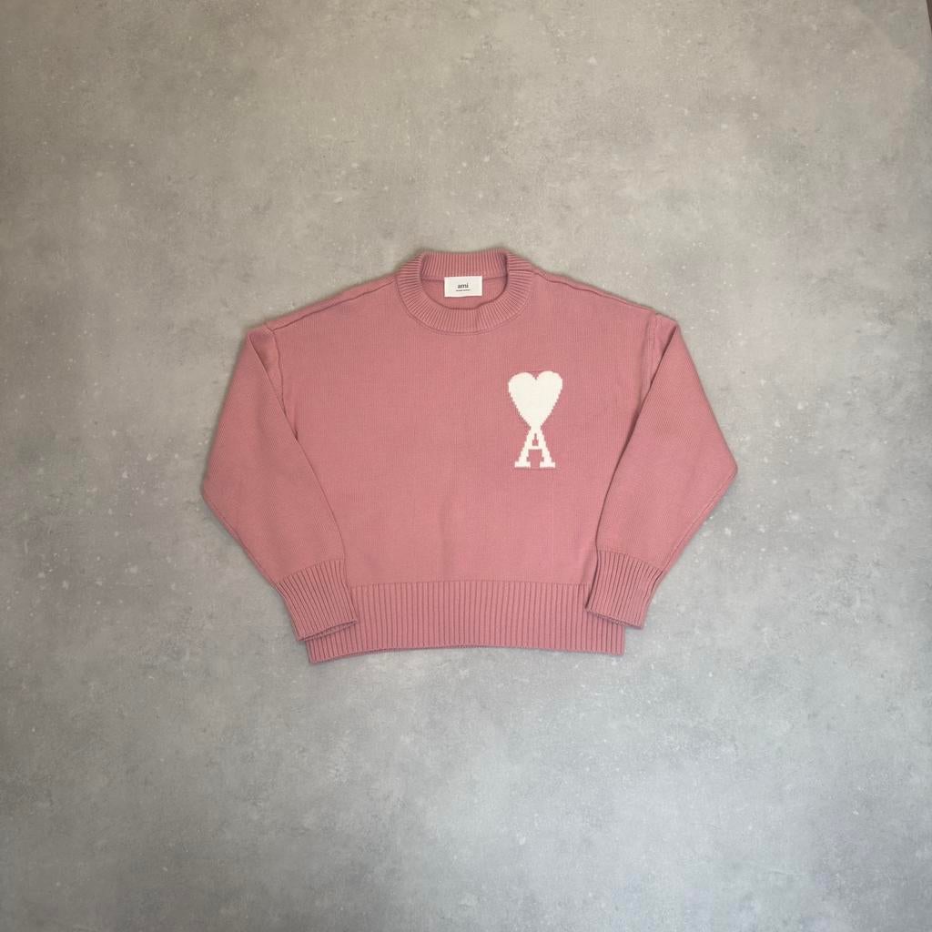 Ami Paris sweater, Kleding | Dames, Truien en Vesten, Zo goed als nieuw, Maat 36 (S), Roze, Verzenden