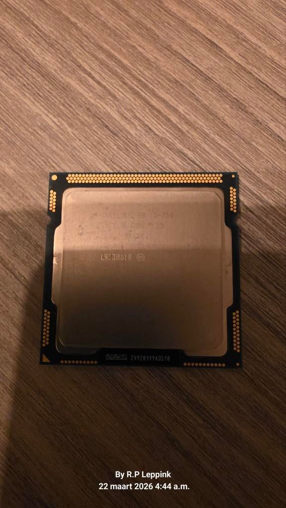 Intel Core i5-750 Processor 2.66GHz Quad Core, Computers en Software, Processors, Gebruikt, 4-core, Intel Core i5-750, LGA 1156