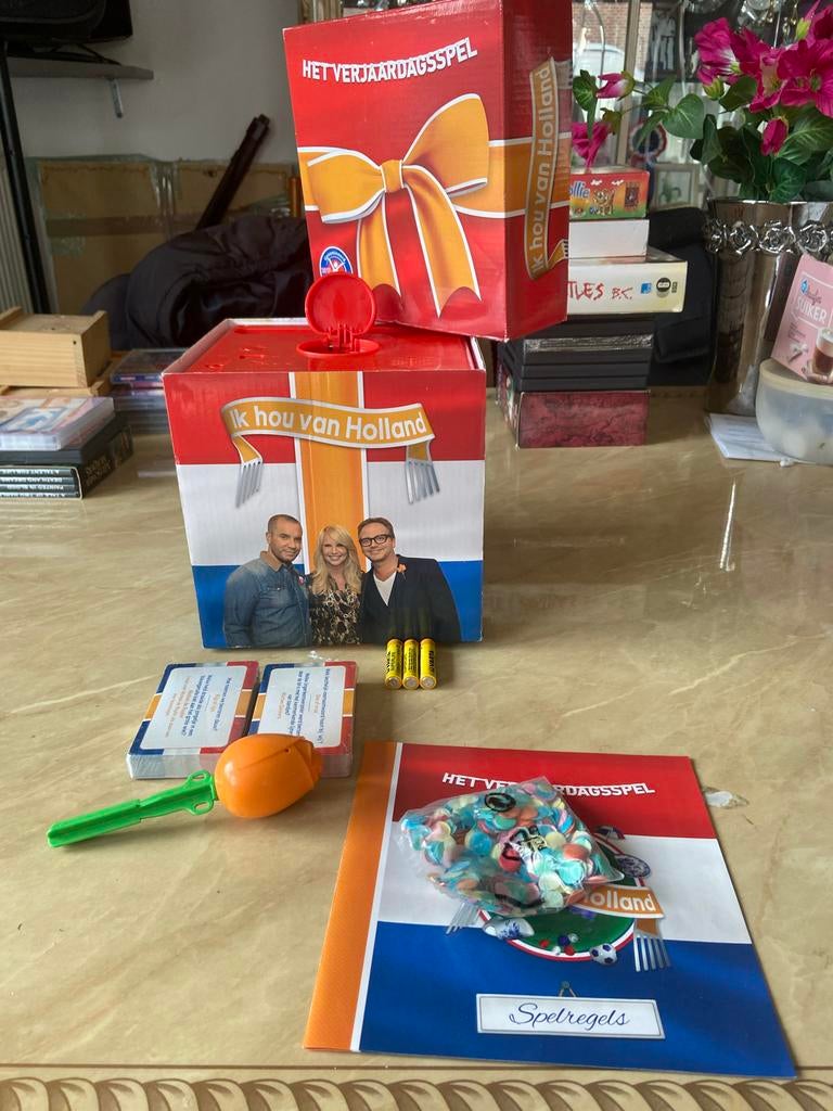Het verjaardasspel ik hou van holland met de bom, Ophalen of Verzenden, Zo goed als nieuw