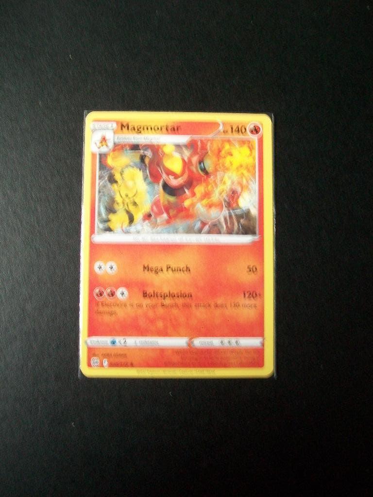 1212. Nieuwe Pokemon Kaart MAGMORTAR hp 140 (020/172), Verzenden, Nieuw, Losse kaart