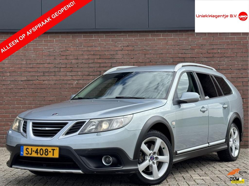 Saab 9-3x 2.0 T AERO XWD | LEDER! | XENON! | CARPLAY!, Auto's, Saab, Automaat, 1998 cc, Gebruikt, 4 cilinders