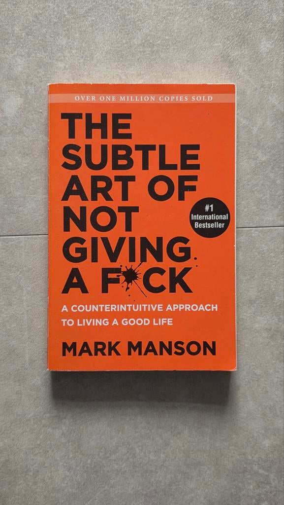 The Subtle Art of Not Giving a F*ck - Mark Manson, Boeken, Romans, Zo goed als nieuw, Amerika, Ophalen