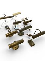 8  Messing Piano/Bureau Heca Edam lamp  30 p/st een koop 150, Ophalen