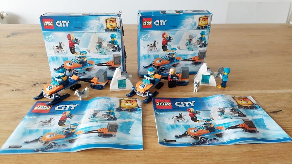 Lego City 2x 60191 Poolonderzoekersteam, Kinderen en Baby's, Speelgoed | Duplo en Lego, City, Lego, Ophalen of Verzenden, Zo goed als nieuw
