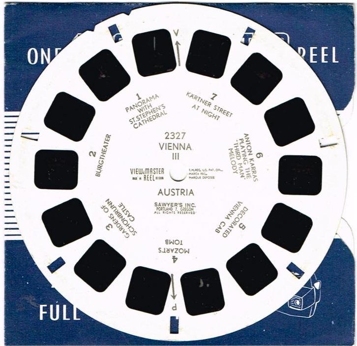 ZGAN view master 2327 WENEN III OOSTENRIJK viewmaster, Verzamelen, Speelgoed, Zo goed als nieuw, Ophalen of Verzenden