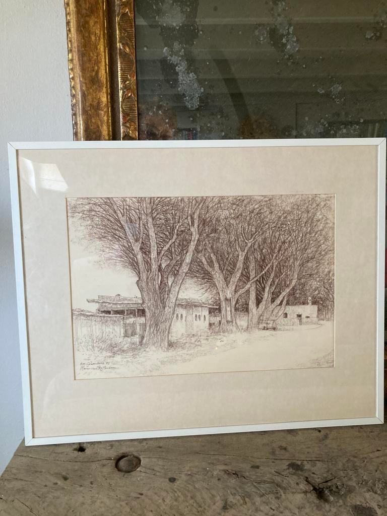 Prachtige authentieke tekening Griekenland, Ophalen