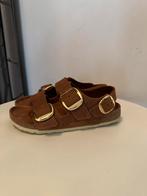 Birkenstock Milano BIG Buckle LEATHER Dames maat 38, Ophalen of Verzenden, Zo goed als nieuw, Zwart, Sandalen of Muiltjes