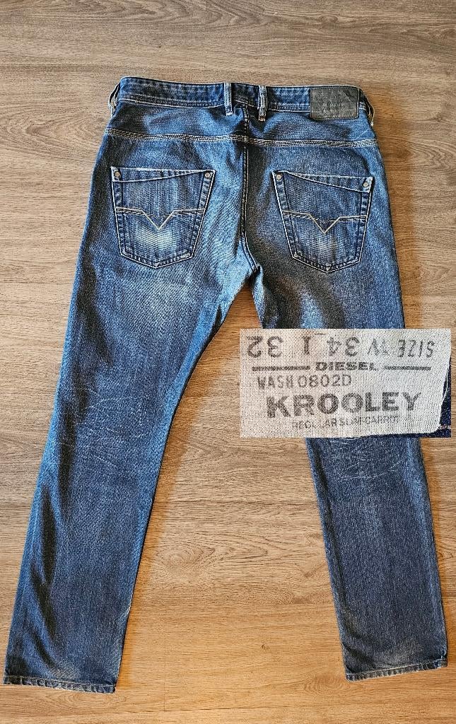 Diesel KROOLEY W34 L30 * 34x30 - Slim Carrot - #D734, Kleding | Heren, Spijkerbroeken en Jeans, Diesel, Blauw, Diesel, W32 (confectie 46) of kleiner