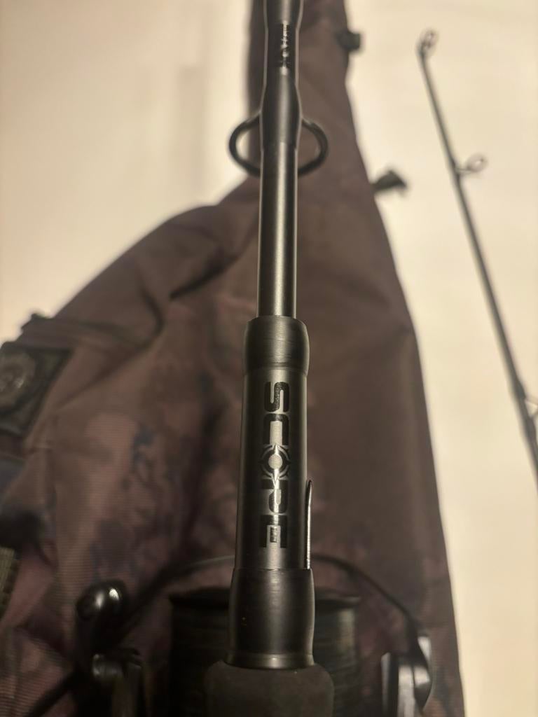 NASH 9ft 3,5lb SCOPE CG ABBREVIATED met NASH SLEEVE, Watersport en Boten, Ophalen of Verzenden, Zo goed als nieuw, Overige typen
